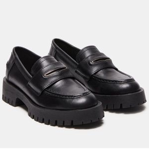 Worn Steve Madden Lawrence Black Leather